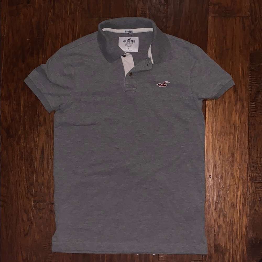 Gray Hollister Dress Shirt
